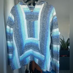 Unisex Mexican  poncho pullover hoodie